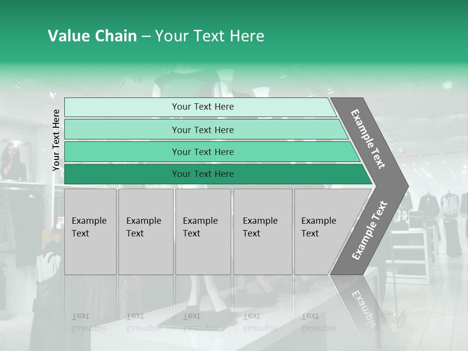 Economy Mannequin Fashion PowerPoint Template