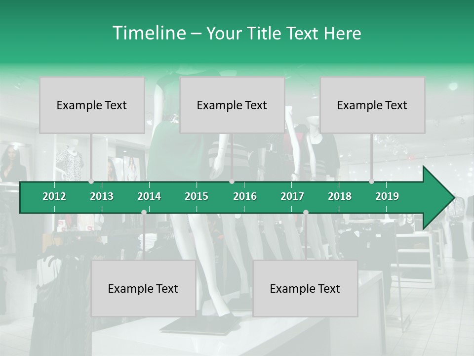 Economy Mannequin Fashion PowerPoint Template