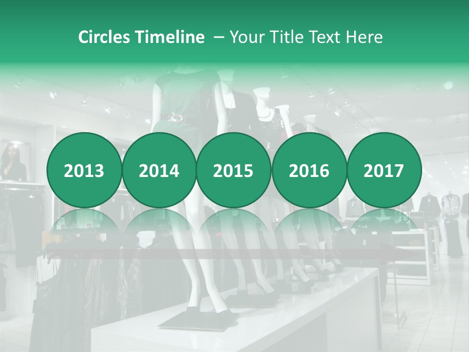 Economy Mannequin Fashion PowerPoint Template