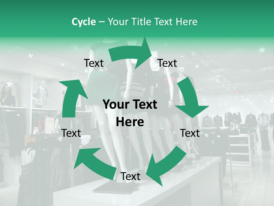 Economy Mannequin Fashion PowerPoint Template