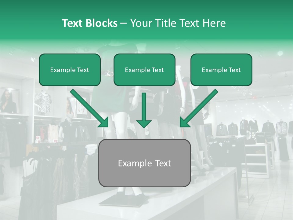 Economy Mannequin Fashion PowerPoint Template