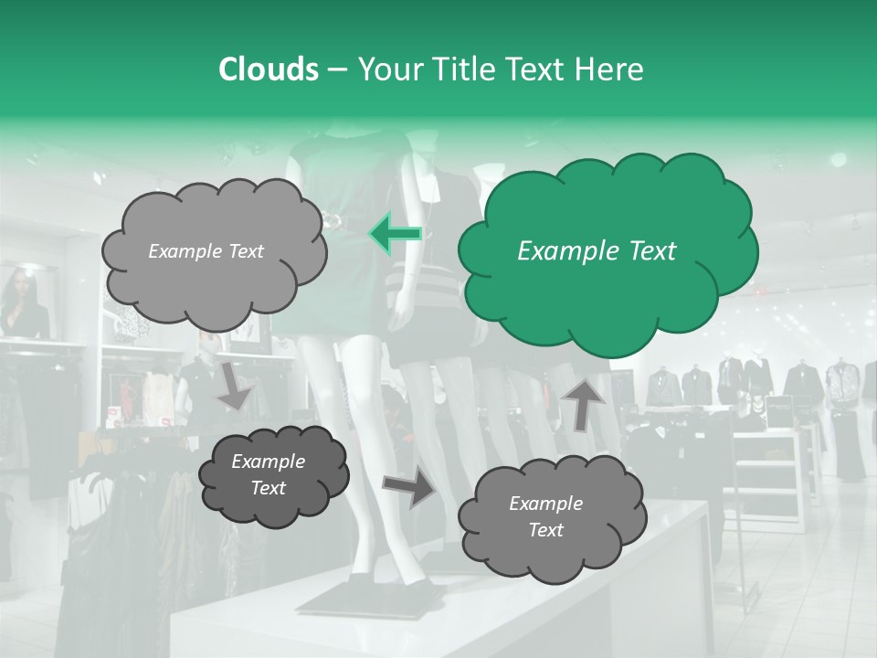 Economy Mannequin Fashion PowerPoint Template