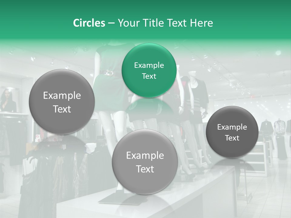 Economy Mannequin Fashion PowerPoint Template