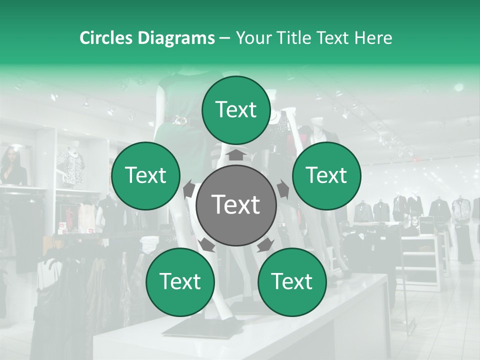 Economy Mannequin Fashion PowerPoint Template