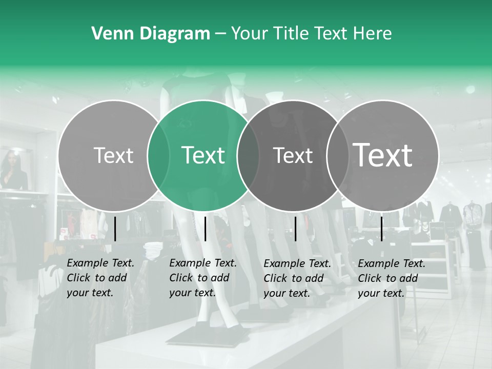 Economy Mannequin Fashion PowerPoint Template