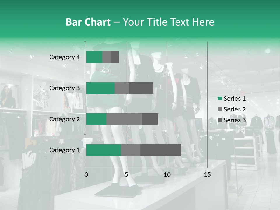 Economy Mannequin Fashion PowerPoint Template