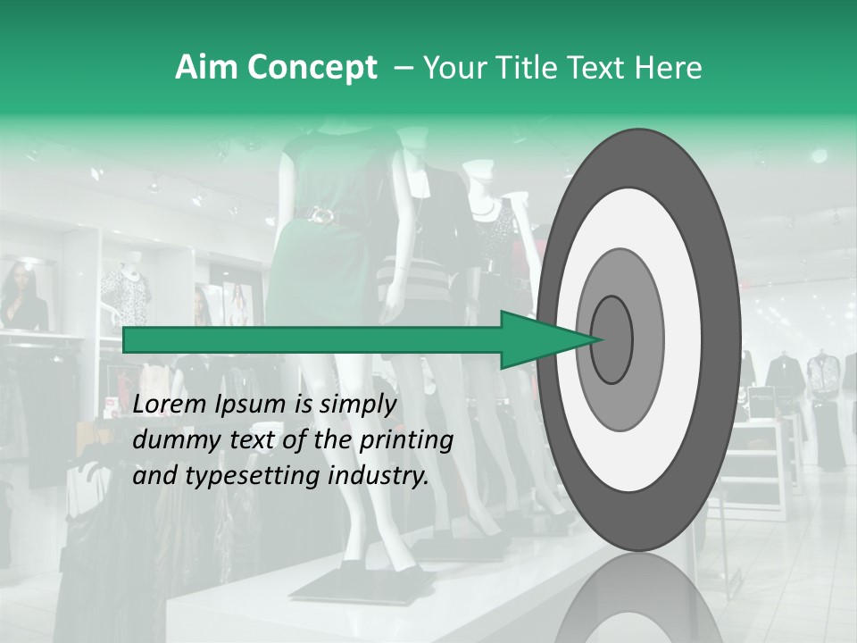 Economy Mannequin Fashion PowerPoint Template