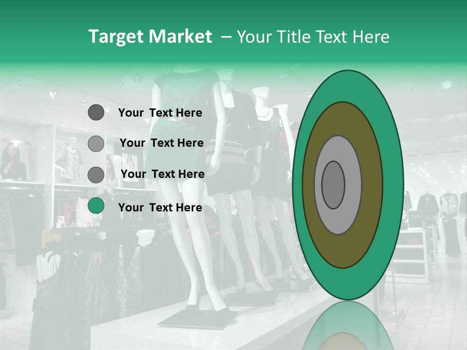 Economy Mannequin Fashion PowerPoint Template