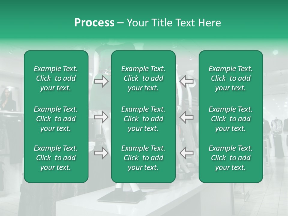 Economy Mannequin Fashion PowerPoint Template