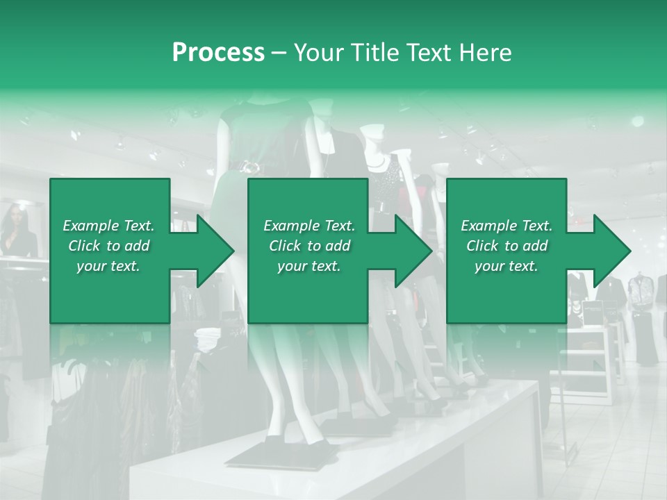 Economy Mannequin Fashion PowerPoint Template