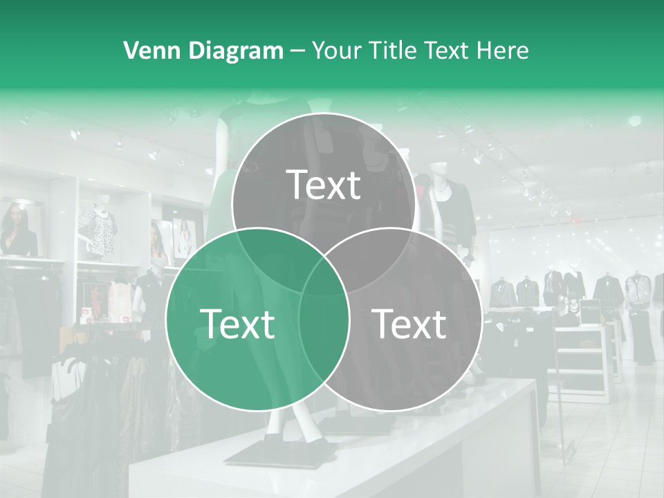 Economy Mannequin Fashion PowerPoint Template