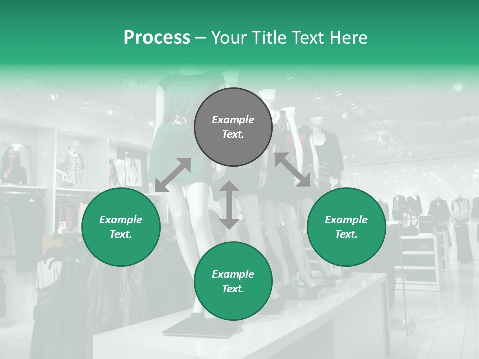 Economy Mannequin Fashion PowerPoint Template