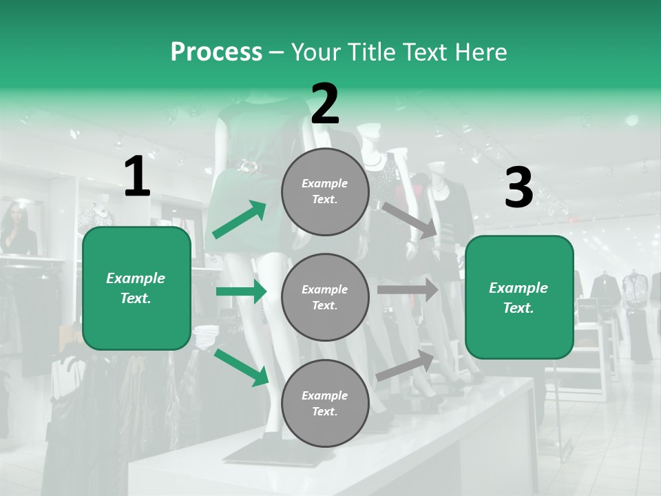 Economy Mannequin Fashion PowerPoint Template