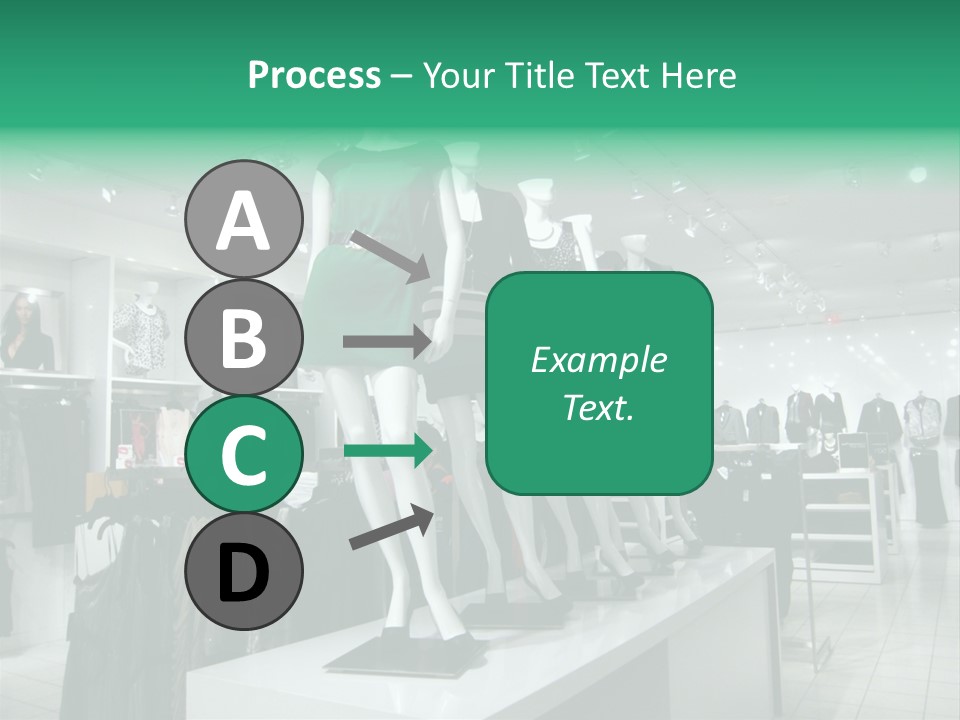 Economy Mannequin Fashion PowerPoint Template