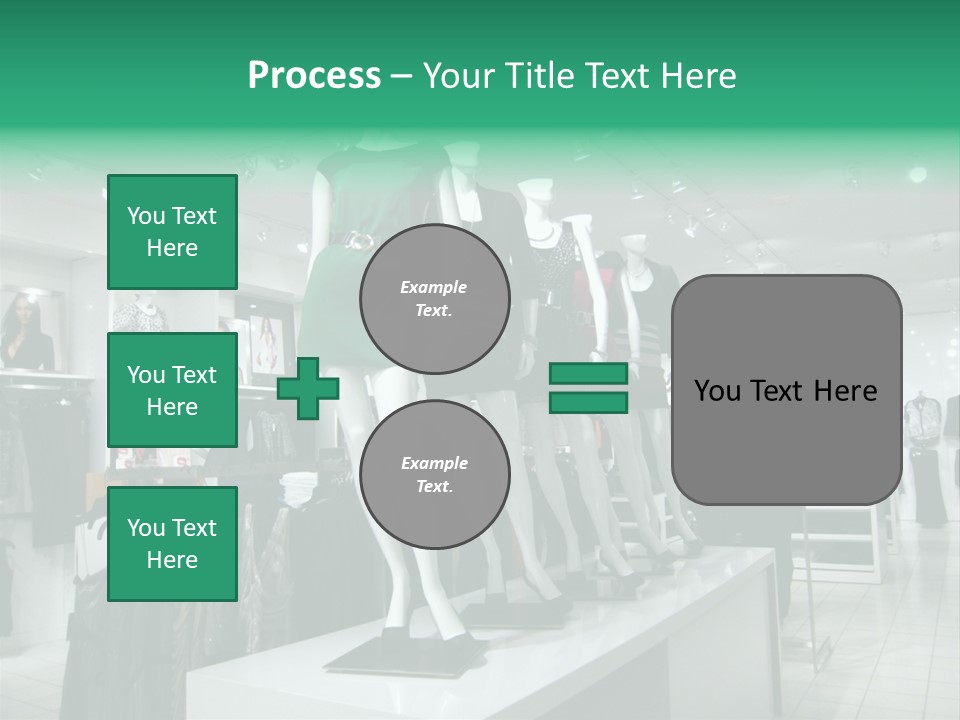 Economy Mannequin Fashion PowerPoint Template