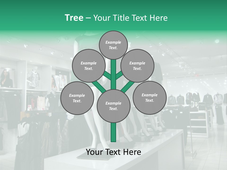 Economy Mannequin Fashion PowerPoint Template