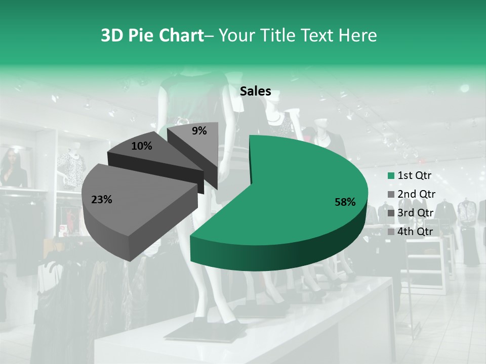 Economy Mannequin Fashion PowerPoint Template