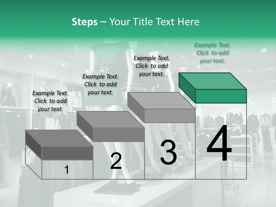 Economy Mannequin Fashion PowerPoint Template