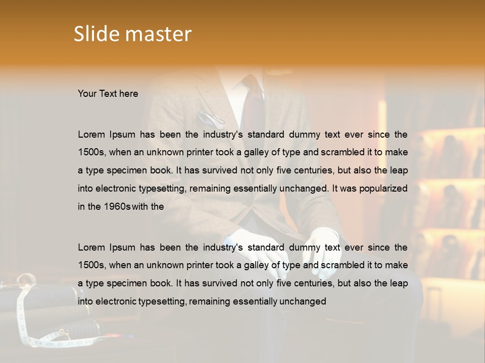 Fashion Purse Economy PowerPoint Template