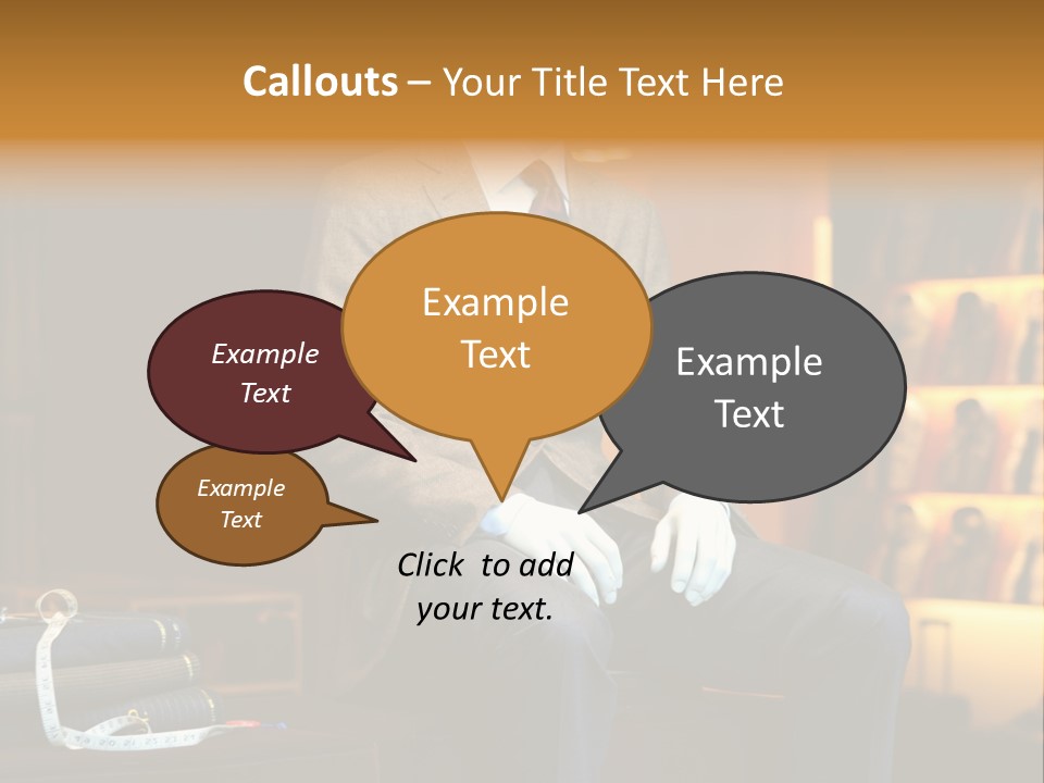 Fashion Purse Economy PowerPoint Template