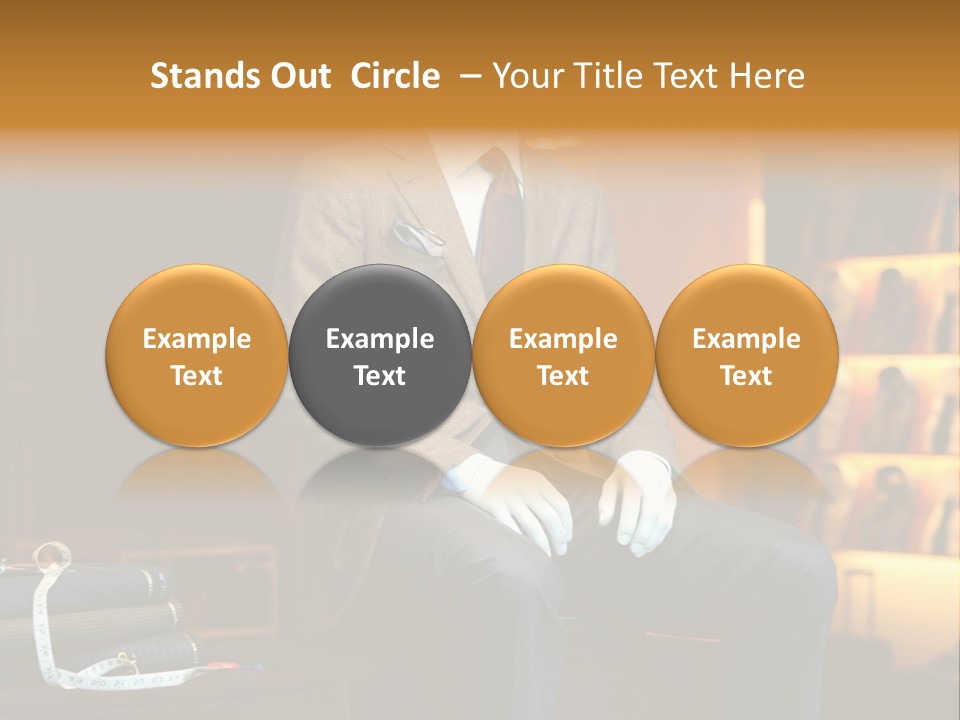 Fashion Purse Economy PowerPoint Template