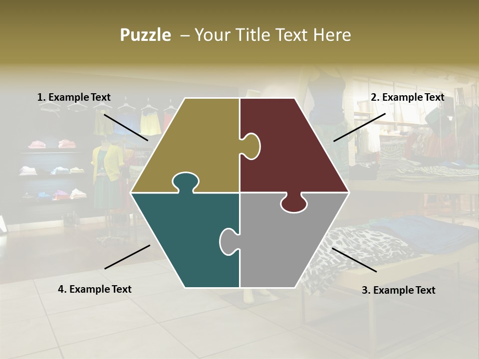 Tops Dresses Shopping PowerPoint Template