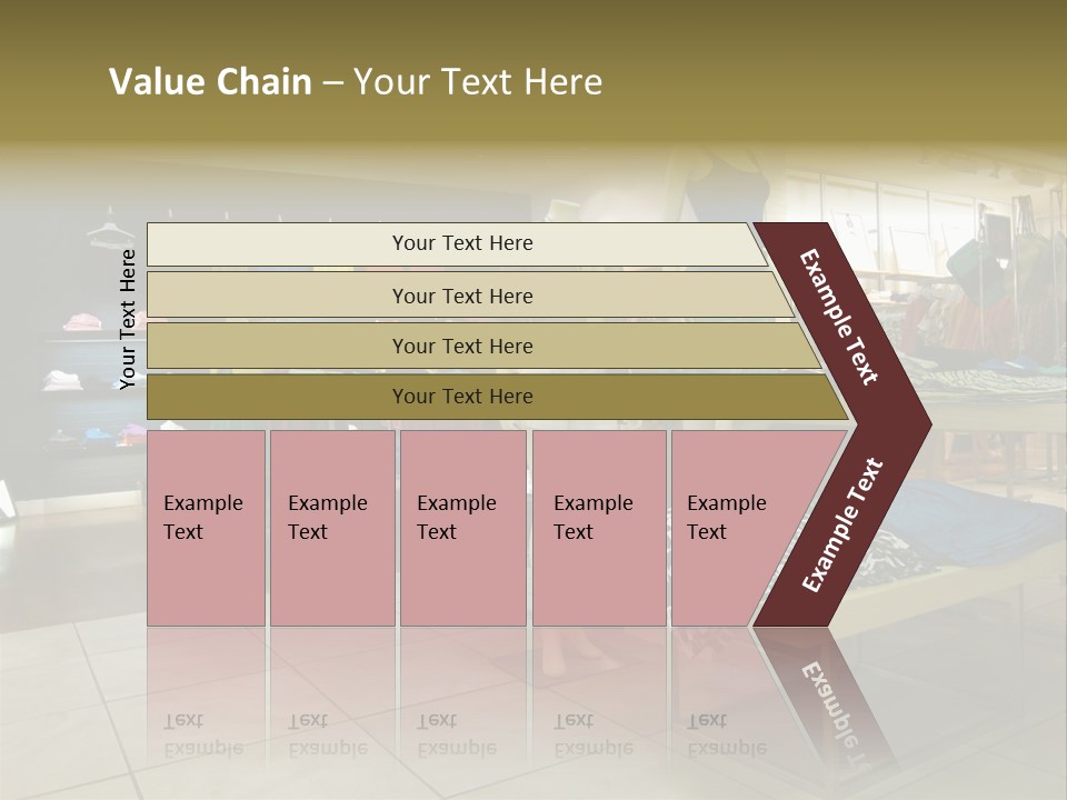 Tops Dresses Shopping PowerPoint Template