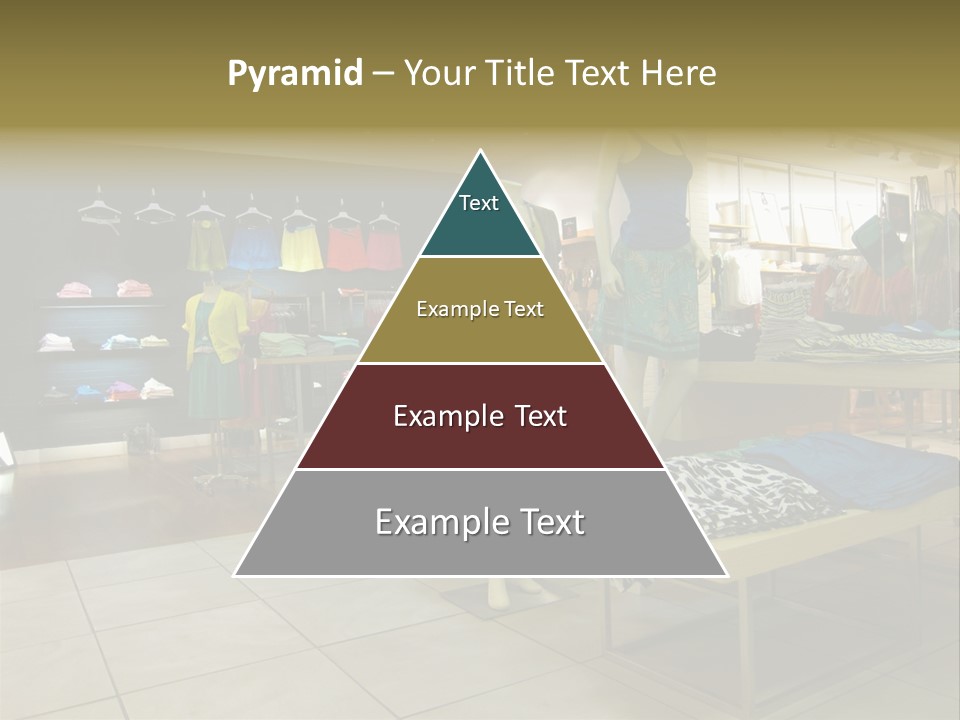 Tops Dresses Shopping PowerPoint Template