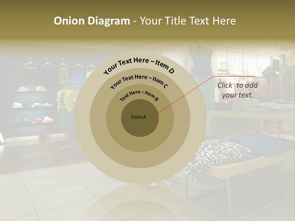 Tops Dresses Shopping PowerPoint Template