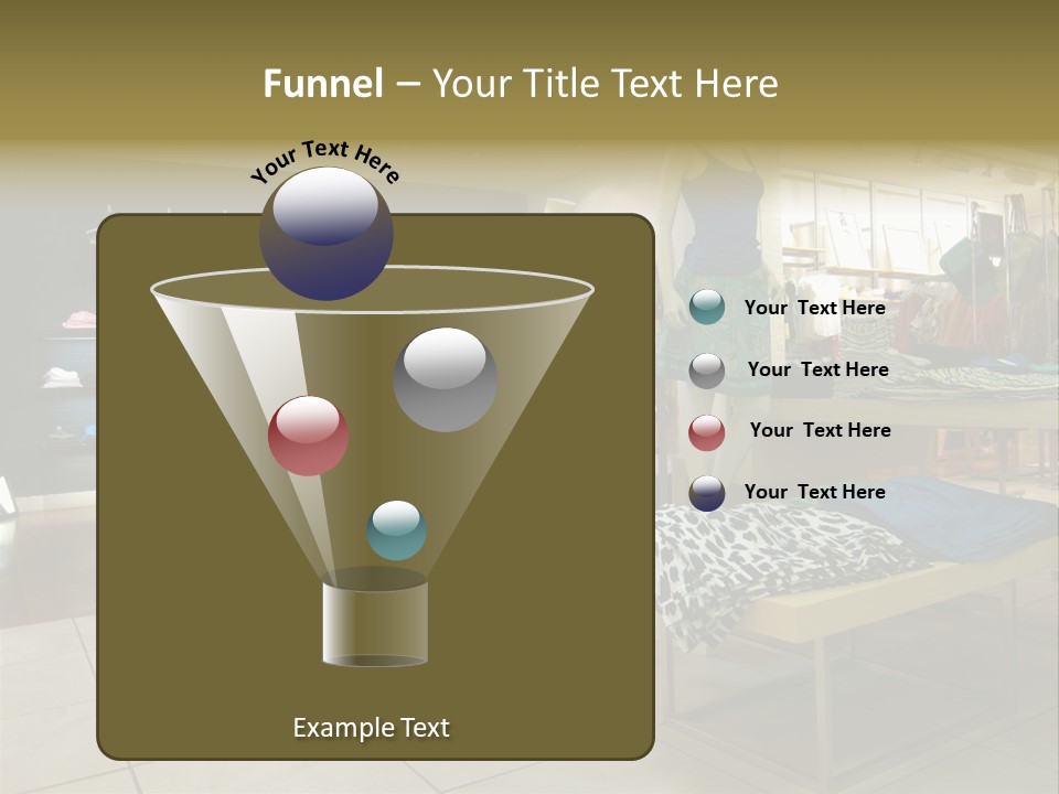 Tops Dresses Shopping PowerPoint Template