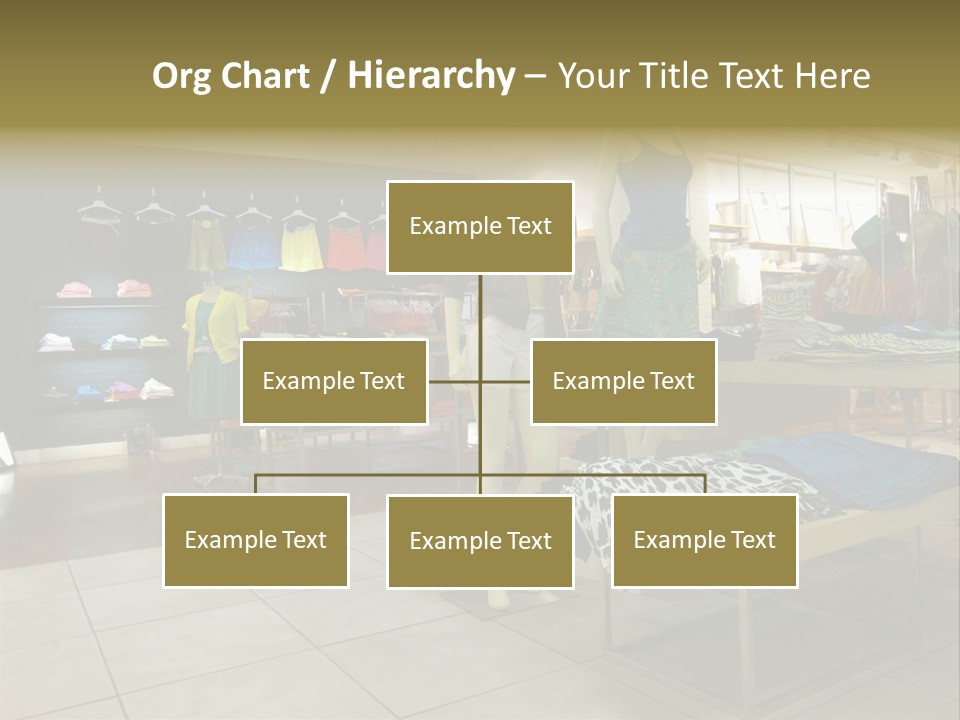 Tops Dresses Shopping PowerPoint Template