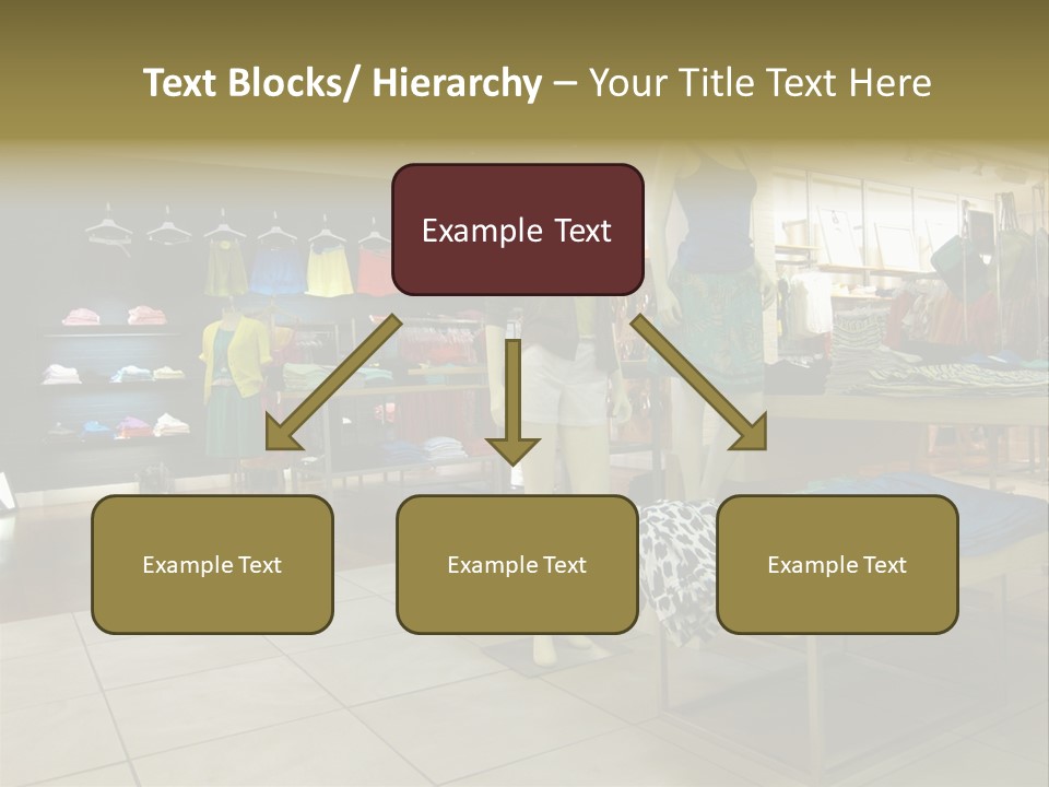 Tops Dresses Shopping PowerPoint Template