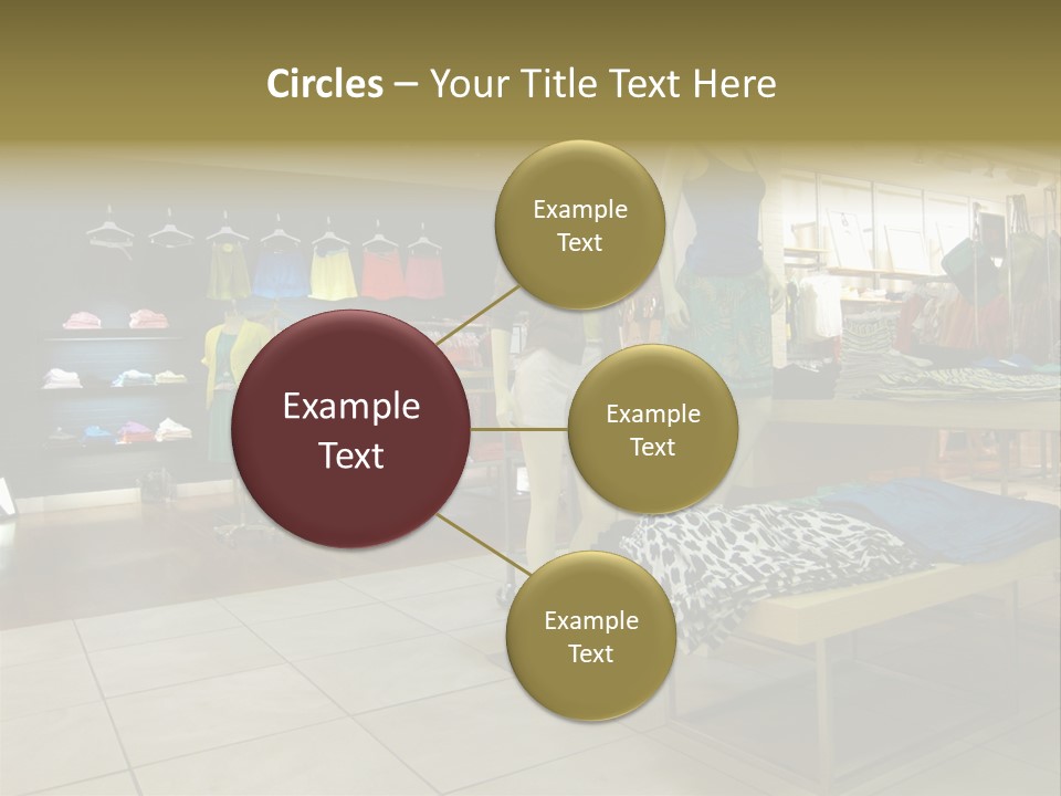 Tops Dresses Shopping PowerPoint Template