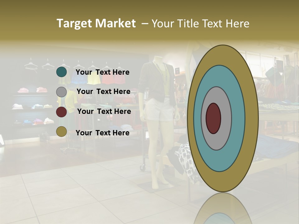 Tops Dresses Shopping PowerPoint Template