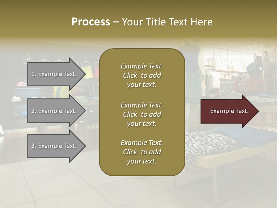 Tops Dresses Shopping PowerPoint Template