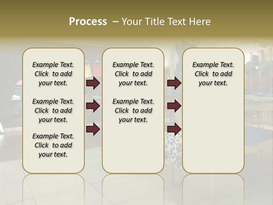 Tops Dresses Shopping PowerPoint Template