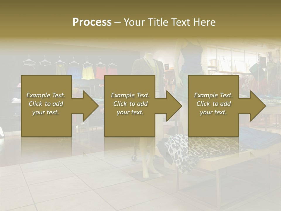 Tops Dresses Shopping PowerPoint Template