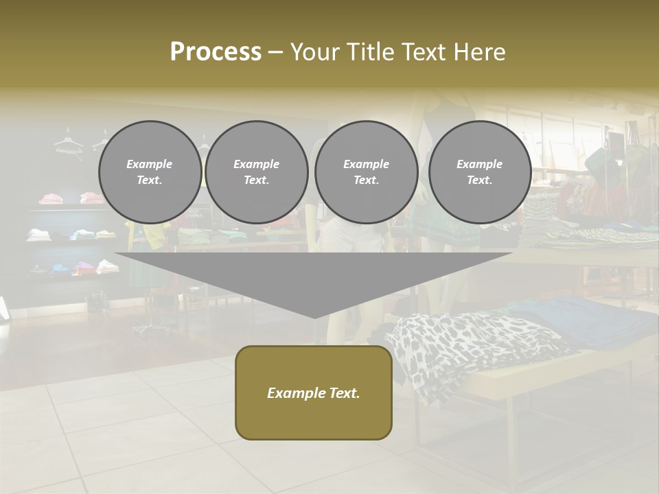 Tops Dresses Shopping PowerPoint Template