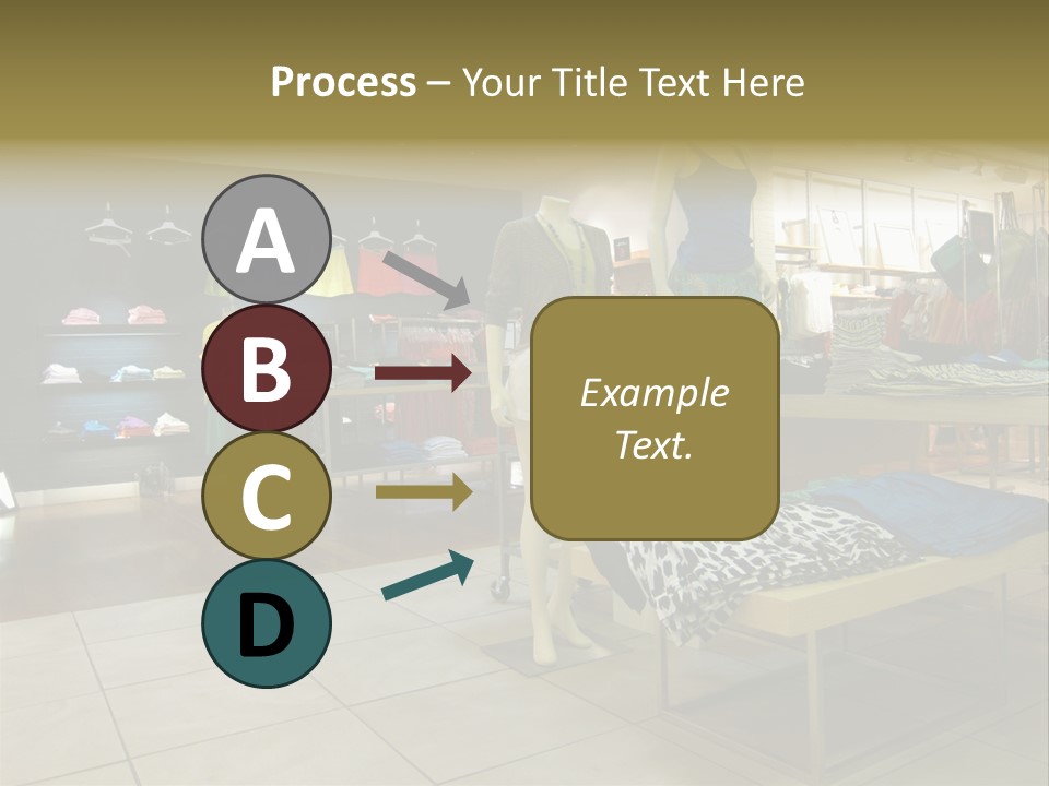 Tops Dresses Shopping PowerPoint Template