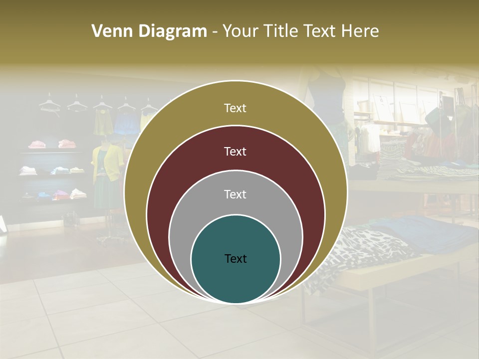 Tops Dresses Shopping PowerPoint Template