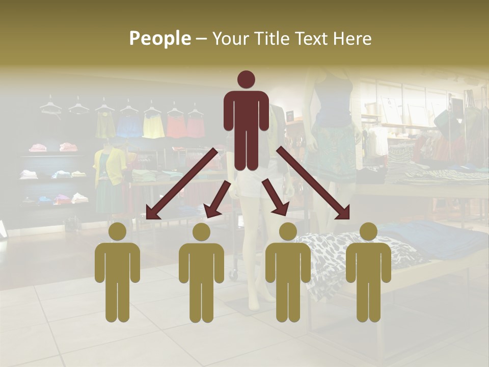 Tops Dresses Shopping PowerPoint Template