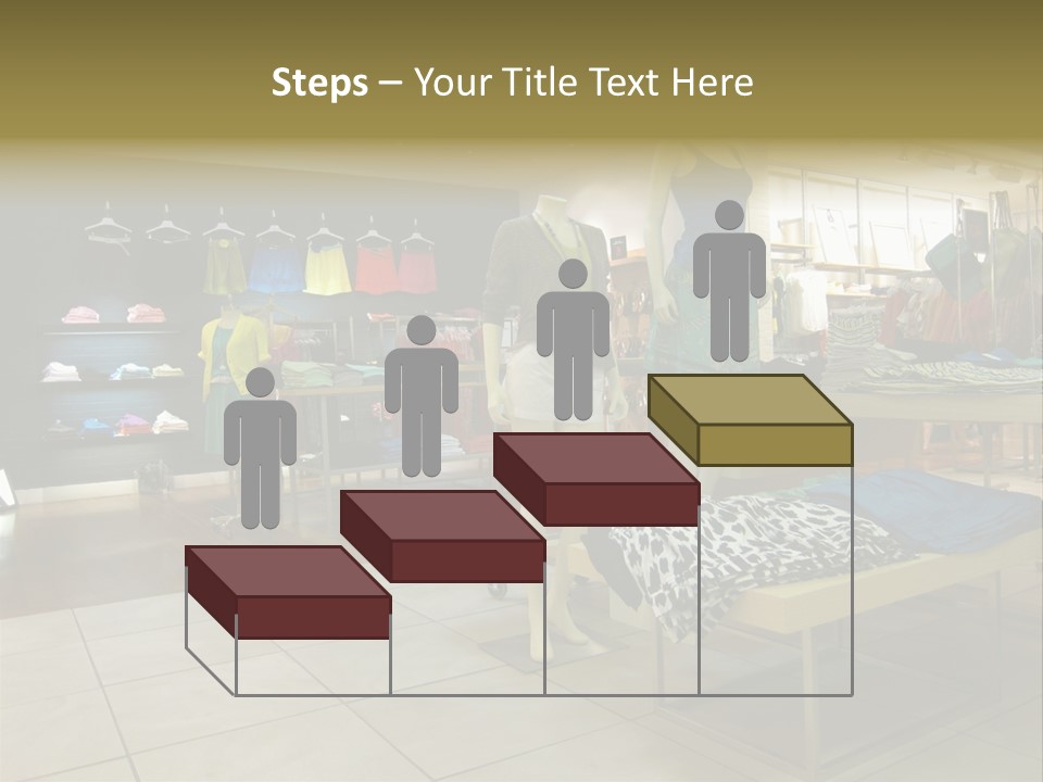 Tops Dresses Shopping PowerPoint Template