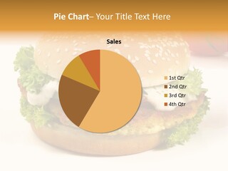 Veggie Hamburger Burger PowerPoint Template
