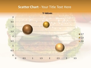 Veggie Hamburger Burger PowerPoint Template