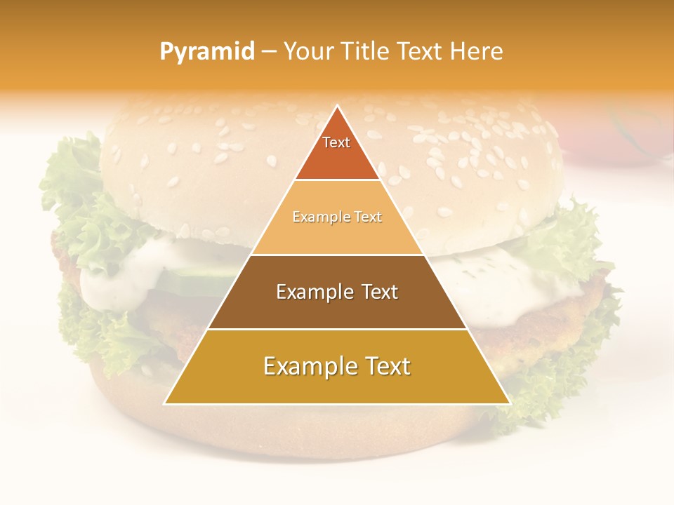 Veggie Hamburger Burger PowerPoint Template