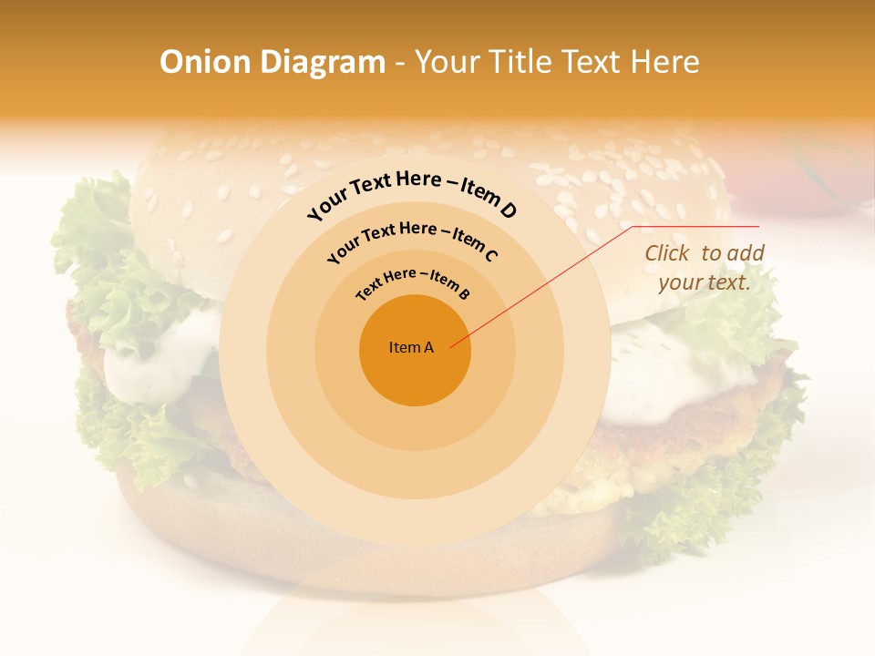 Veggie Hamburger Burger PowerPoint Template