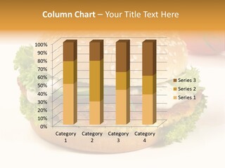 Veggie Hamburger Burger PowerPoint Template