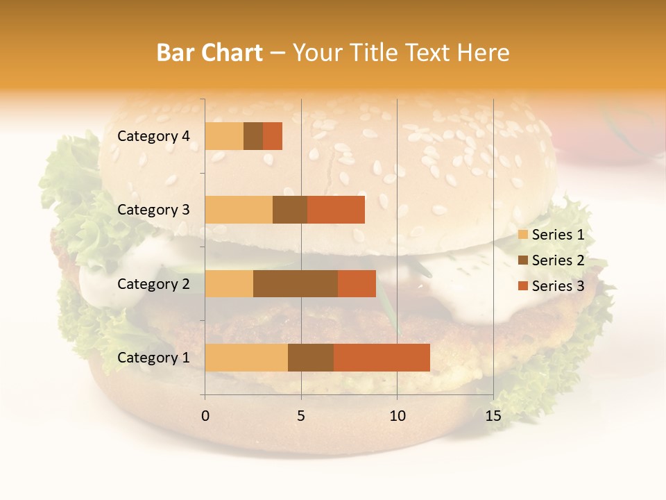 Veggie Hamburger Burger PowerPoint Template