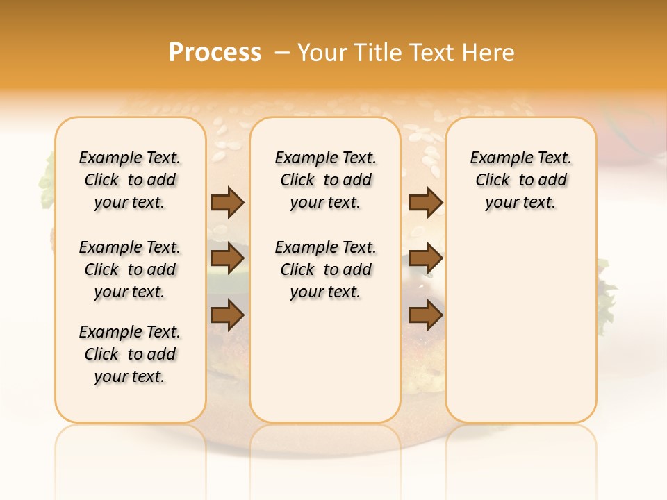 Veggie Hamburger Burger PowerPoint Template