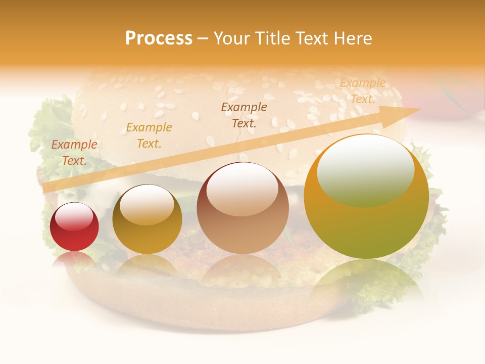 Veggie Hamburger Burger PowerPoint Template